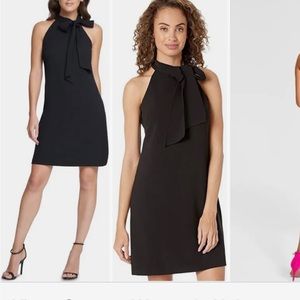 Vince Camuto women’s halter neck black dress